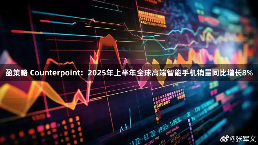 盈策略 Counterpoint：2025年上半年全球高端智能手机销量同比增长8%