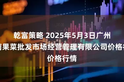 乾富策略 2025年5月3日广州江南果菜批发市场经营管理有限公司价格行情
